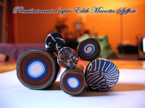 Canes et broche pour un résultat moyen Broche-bleucuivre-canes