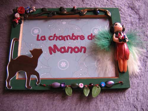 Cadre de porte pour une petite fille :) Cpfini